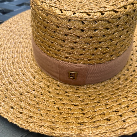 Eric Javits Cannes II Wide Brim Fedora - Honey - Picture 5 of 5